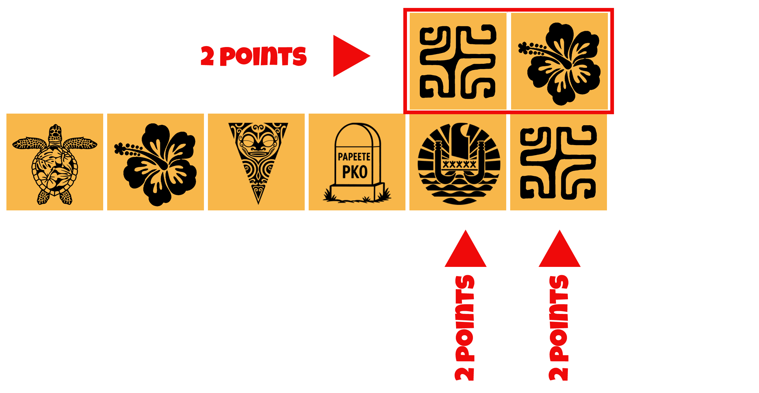 Cas 2 — Compléter deux lignes avec deux pièces